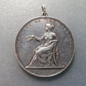 NORWAY  ROYAL COMPANY FOR NORWEGIAN WELL - 1894 SILVER MEDAL