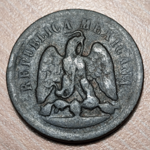 MEXICO 1 CENTAVO 1886 BC+