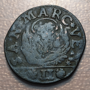 ITALIA VENEZIA VENECIA GAZZETTA 2 SOLDI 1796 DALMATIA & ALBANIA