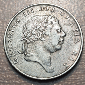 GREAT BRITAIN GRAN BRETAÑA GEORGE III 1 SHILLING 6 PENCE 1815 BANK TOKEN MBC