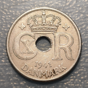 FAROE ISLANDS ISLAS FEROE 25 ORE 1941 MBC