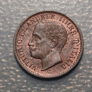 ITALIA REINO VITTORIO EMANUELE III 1 CENTESIMO 1904 R SC UNC