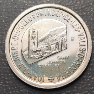 ANDORRA 10 DINERS 1988 PLATA SILVER
