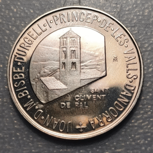 ANDORRA 5 DINERS 1988 CU/NI SCARCE ESCASA