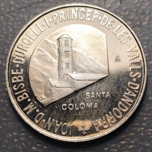 ANDORRA 2 DINERS 1988 CU/NI SCARCE ESCASA