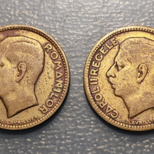 RUMANIA CAROL II LOTE 2 MONEDAS 10 LEI 1930 CECAS PARIS+LONDON