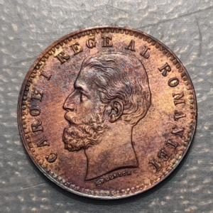 RUMANIA CAROL I 2 BANI 1900 EBC