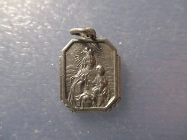 MEDALLA RELIGIOSA JESUS / VIRGEN CON NIÑO - Imagen 2