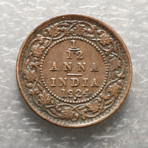 INDIA BRITANICA BRITISH INDIA GEORGE V 1/12 ANNA 1924. MBC-/MBC
