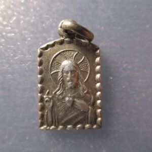 MEDALLA RELIGIOSA CORAZON DE JESUS / VIRGEN CON NIÑO