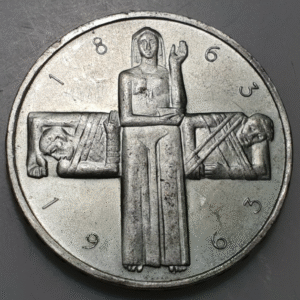 SUIZA SWITZERLAND 5 FRANCOS 5 FRANCS 1963 CONMEMORATIVA EBC+