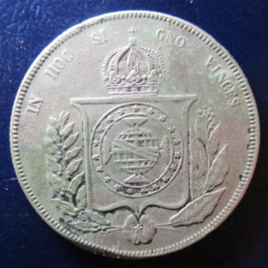 BRASIL BRAZIL 1000 REIS 1860