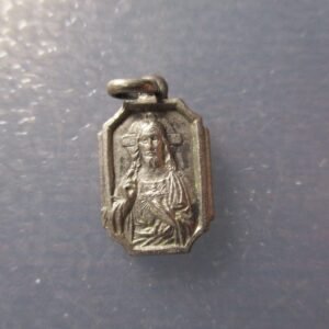 MEDALLA RELIGIOSA CORAZON DE JESUS / VIRGEN CON NIÑO