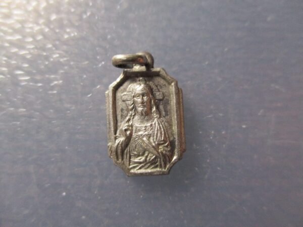 MEDALLA RELIGIOSA CORAZON DE JESUS / VIRGEN CON NIÑO