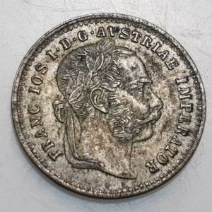 AUSTRIA FRANZ JOSEPH I FRANCISCO JOSE I 10 KREUZER 1872 EBC