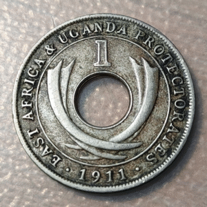 EAST AFRICA & UGANDA 1 CENT 1911 H MBC