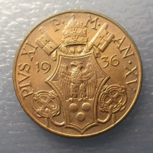 VATICANO PIO XI 10 CENTESIMI 1936 SC-