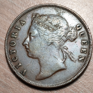 COLONIAS DEL ESTRECHO STRAITS SETTLEMENTS VICTORIA 1 CENT 1901 MBC