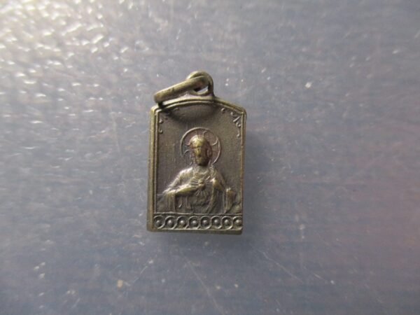 MEDALLA RELIGIOSA CORAZON DE JESUS / VIRGEN CON NIÑO