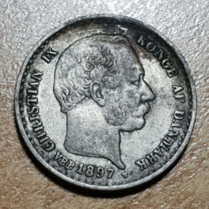 DINAMARCA DENMARK CHRISTIAN IX 10 ORE 1894 MBC