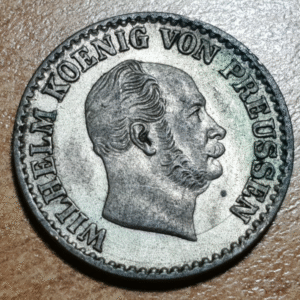 ALEMANIA GERMANY PRUSSIA PRUSIA WILHELM I 1 GROSCHEN 1869 C EBC