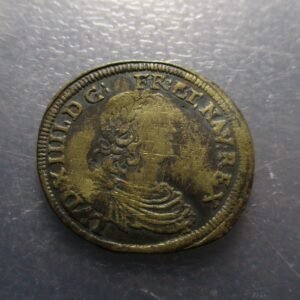ALEMANIA FRANCIA NUREMBERG JETON RECHENPFENNIG LOUIS XIV W. LAUFFER II 1612-52