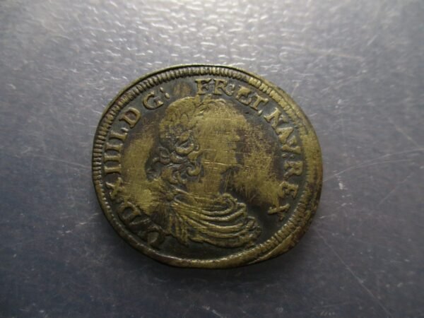 ALEMANIA FRANCIA NUREMBERG JETON RECHENPFENNIG LOUIS XIV W. LAUFFER II 1612-52