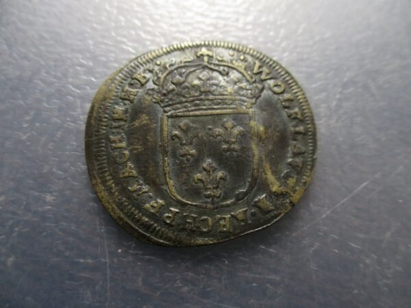 ALEMANIA FRANCIA NUREMBERG JETON RECHENPFENNIG LOUIS XIV W. LAUFFER II 1612-52 - Imagen 2
