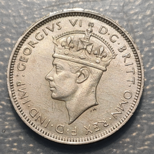 BRITISH WEST AFRICA GEORGE VI 3 PENCE 1939 KN KM 21 MBC+/EBC-