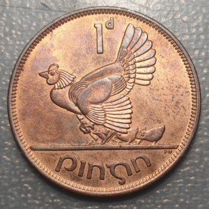 IRLANDA IRELAND 1 PENNY 1966 KM 11 SC UNC