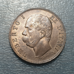 REINO DE ITALIA HUMBERTO I UMBERTO I 10 CENTESIMI 1893 BI SC- BRILLO ORIGINAL