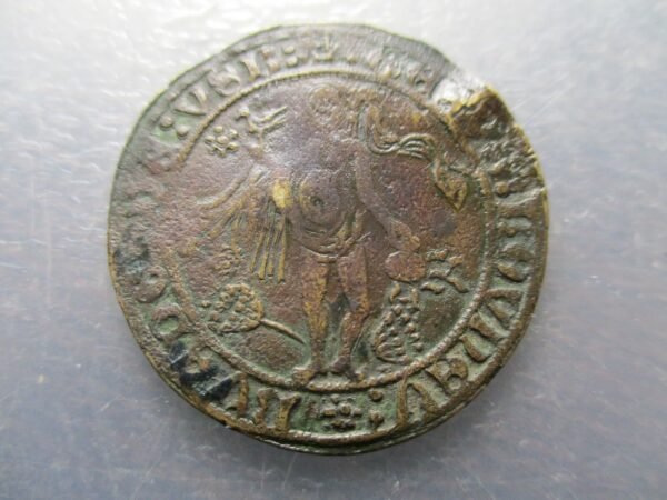 ALEMANIA NUREMBERG JETON VENUS RECHENPFENNIG SCHULTES BORGOÑA FELIPE EL HERMOSO - Imagen 2