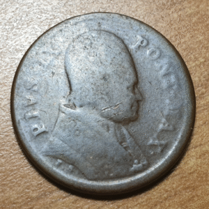 MEDALLA RELIGIOSA PONTIFICIO PAPA PIO IX 20 mm