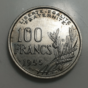 FRANCIA FRANCE 100 FRANCS 100 FRANCOS 1955 B EBC+