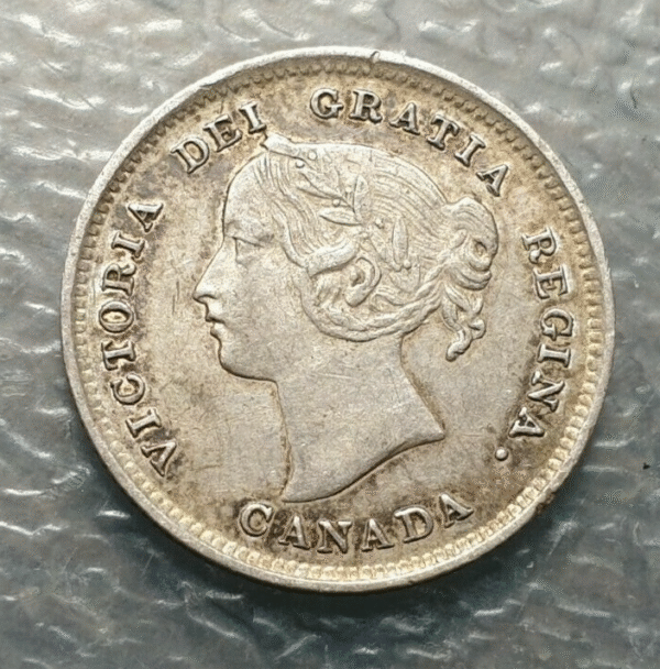 CANADA VICTORIA 5 CENTS 1896