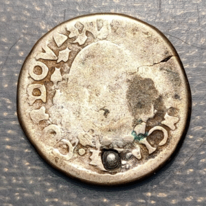 ARGENTINA CORDOBA 1 REAL 1840 FECHA NO VISIBLE AGUJERO TAPADO