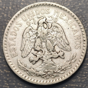 MEXICO 50 CENTAVOS 1937 MBC-/MBC