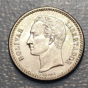 VENEZUELA 50 CENTAVOS 50 CENTIMOS 1929 EBC/EBC+