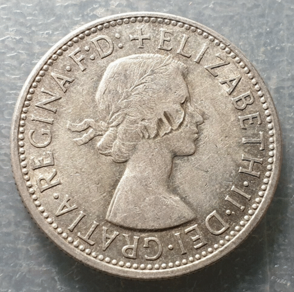 AUSTRALIA ELZABETH I 1 FLORIN 1954 MBC- - Imagen 2