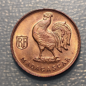 MADAGASCAR 50 CENTIMES 1943 KM 1 SC UNC