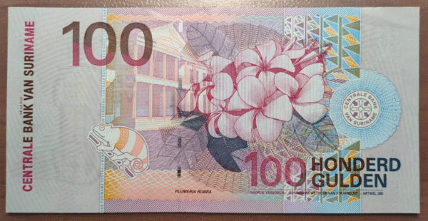 SURINAM SURINAME 100 GULDEN 1 ENERO 2000 P 149