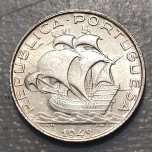 PORTUGAL 2,5 ESCUDOS 1943 SC UNC