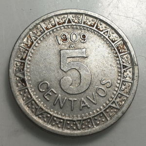MEXICO 5 CENTAVOS 1909 MBC
