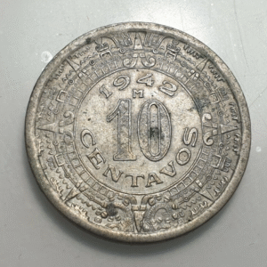 MEXICO 10 CENTAVOS 1942 MBC