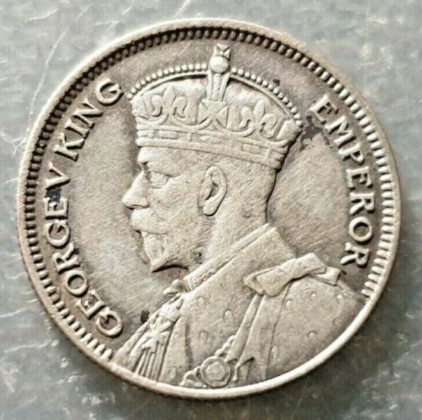 NEW ZEALAND NUEVA ZELANDA GEORGE V 6 PENCE MBC+ - Imagen 2