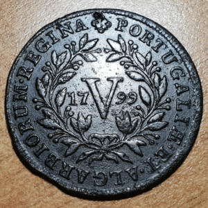 PORTUGAL MARIA I 5 REIS 1799 MBC