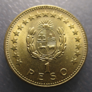 URUGUAY 1 PESO 1965 ARTIGAS SC