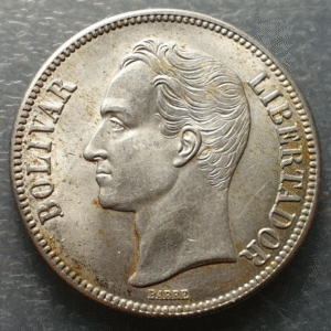 VENEZUELA 1 BOLIVAR 1936 SC-