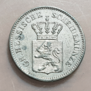 ALEMANIA GERMANY HESSE DARMSTADT 1 KREUZER 1871 KM 339 EBC+