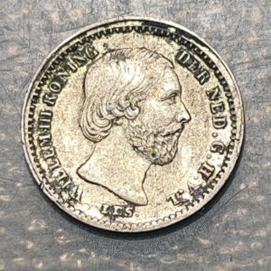 PAISES BAJOS HOLANDA NETHERLANDS 5 CENTS 1850 MBC/MBC+